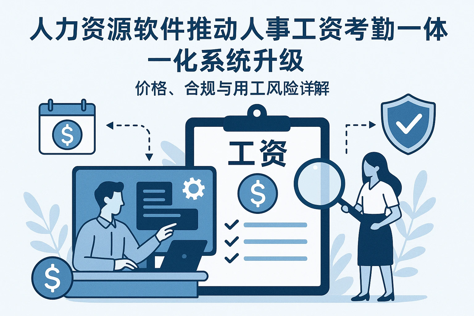 人力资源软件推动人事工资考勤一体化系统升级——价格、合规与用工风险详解