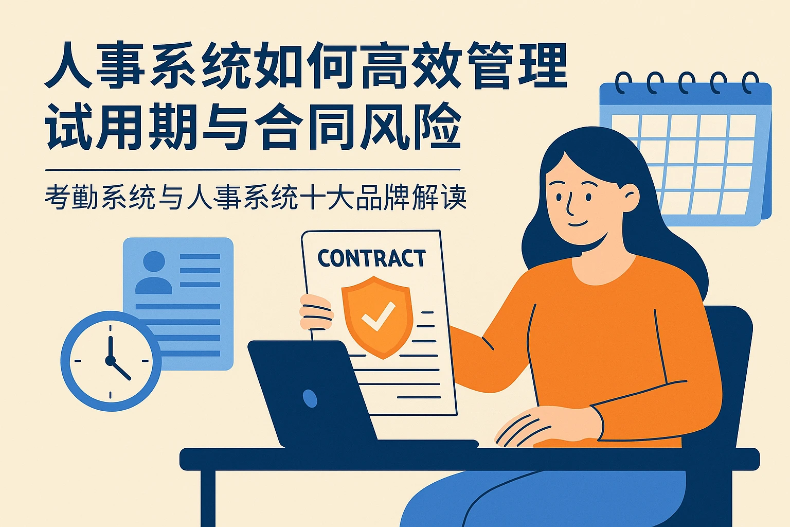 人事系统如何高效管理试用期与合同风险｜考勤系统与人事系统十大品牌解读