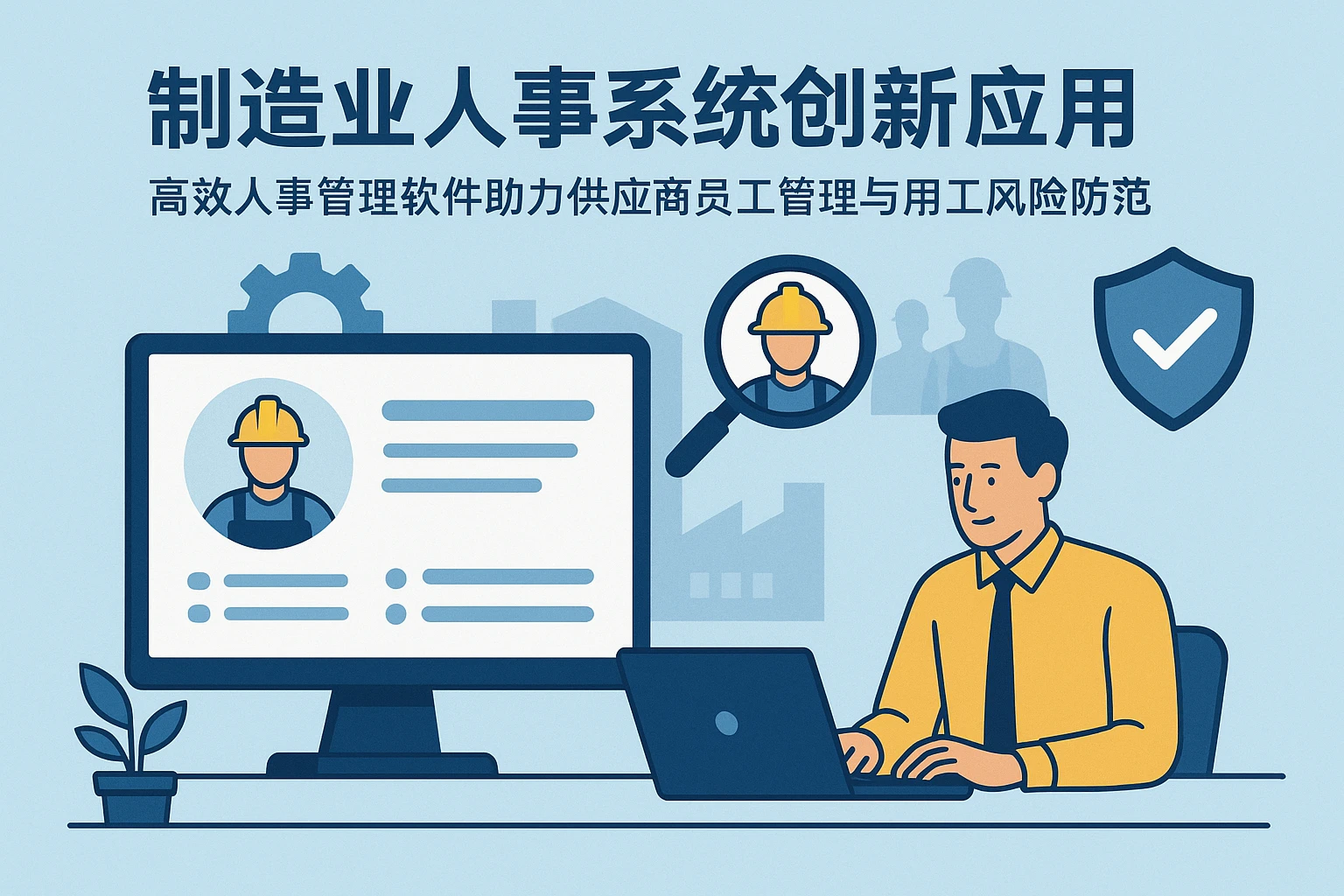 制造业人事系统创新应用：高效人事管理软件助力供应商员工管理与用工风险防范