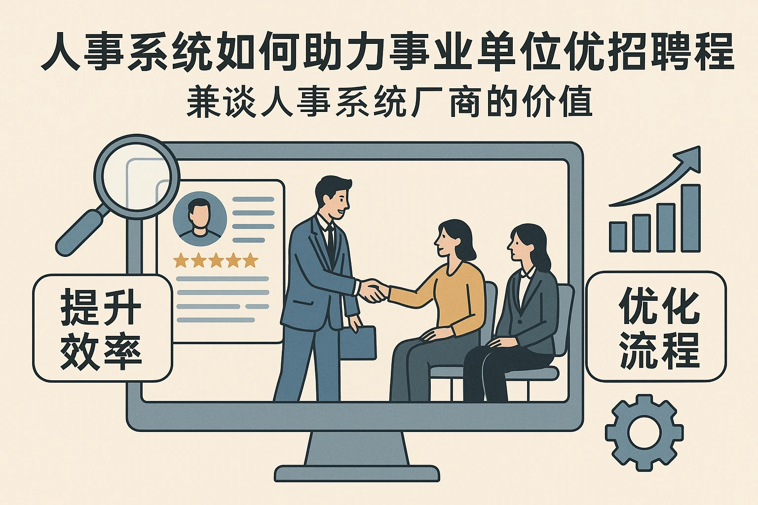 人事系统如何助力事业单位优化招聘流程——兼谈人事系统厂商的价值
