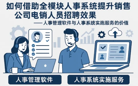 如何借助全模块人事系统提升销售型公司电销人员招聘效果——人事管理软件与人事系统实施服务的价值