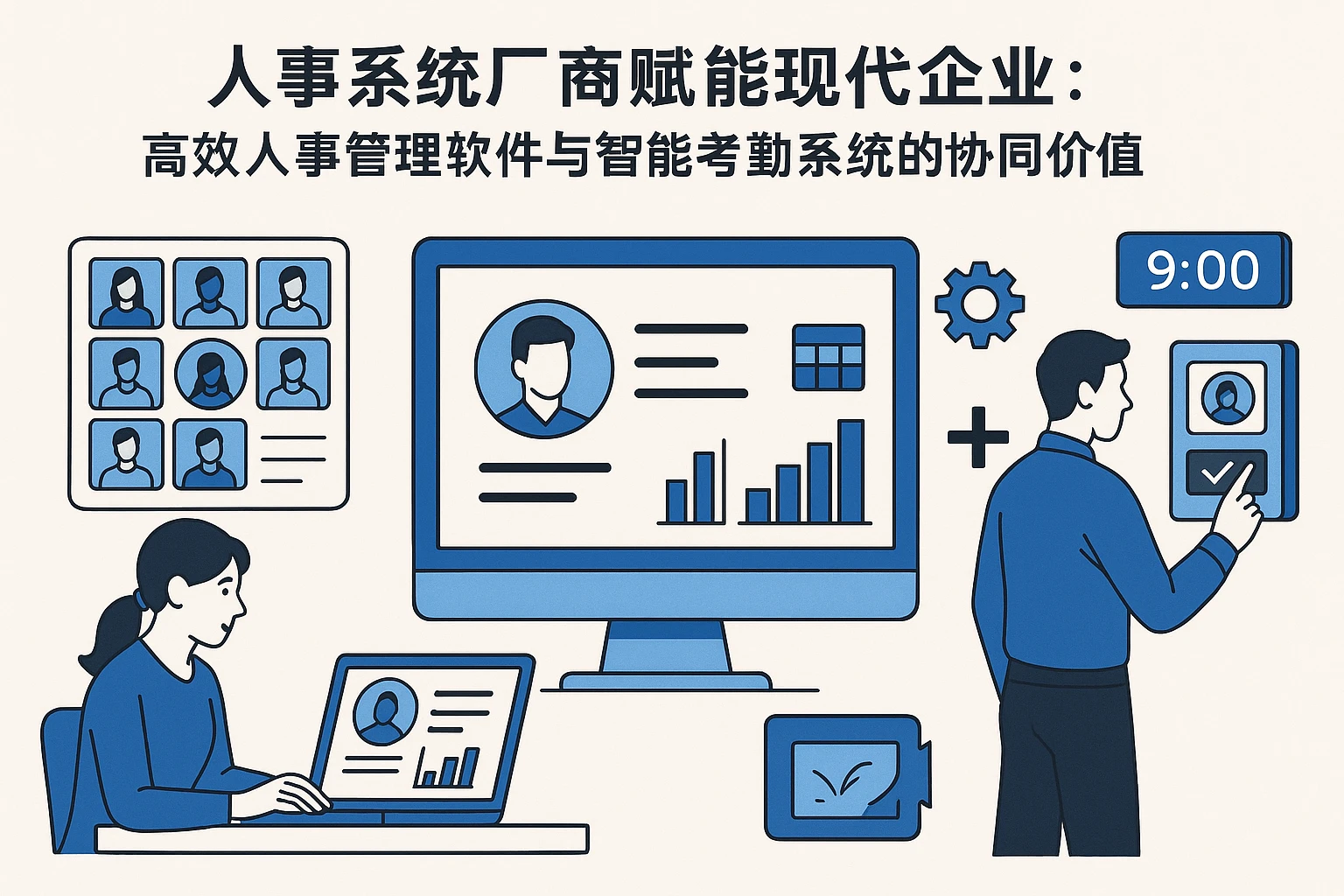 人事系统厂商赋能现代企业：高效人事管理软件与智能考勤系统的协同价值