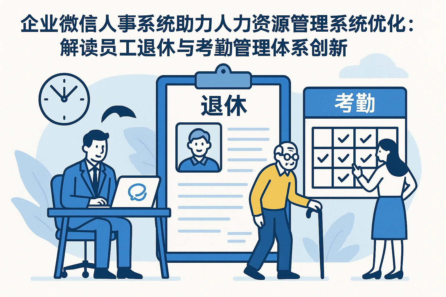 企业微信人事系统助力人力资源管理系统优化：解读员工退休与考勤管理体系创新