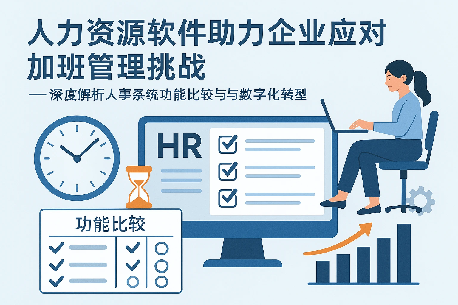 人力资源软件助力企业应对加班管理挑战 —— 深度解析人事系统功能比较与数字化转型