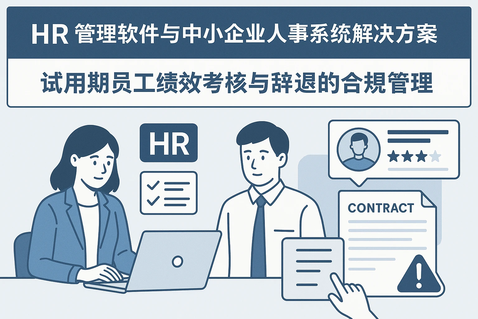 HR管理软件与中小企业人事系统解决方案——试用期员工绩效考核与辞退的合规管理