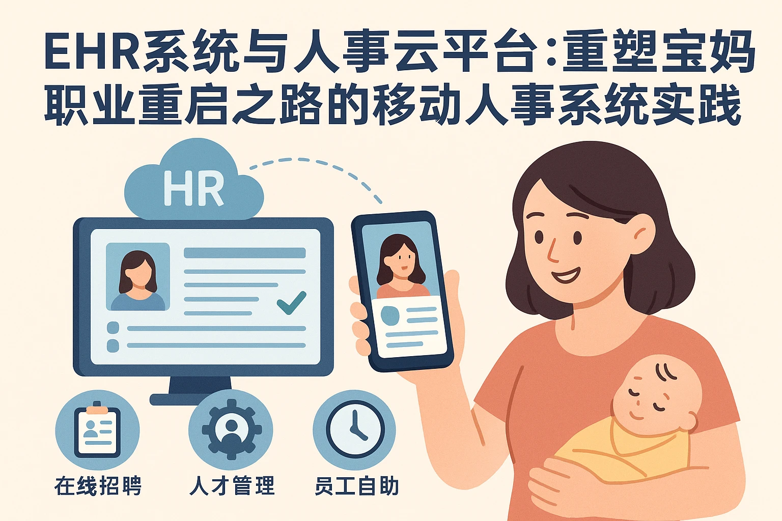 EHR系统与人事云平台：重塑宝妈职业重启之路的移动人事系统实践