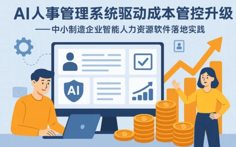 AI人事管理系统驱动成本管控升级——中小制造企业智能人力资源软件落地实践