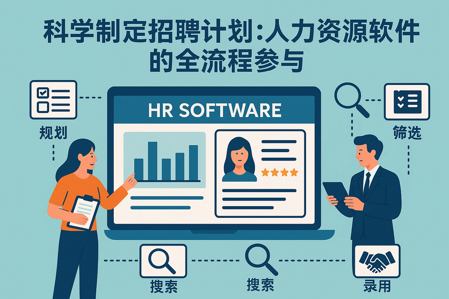 科学制定招聘计划：人力资源软件的全流程参与