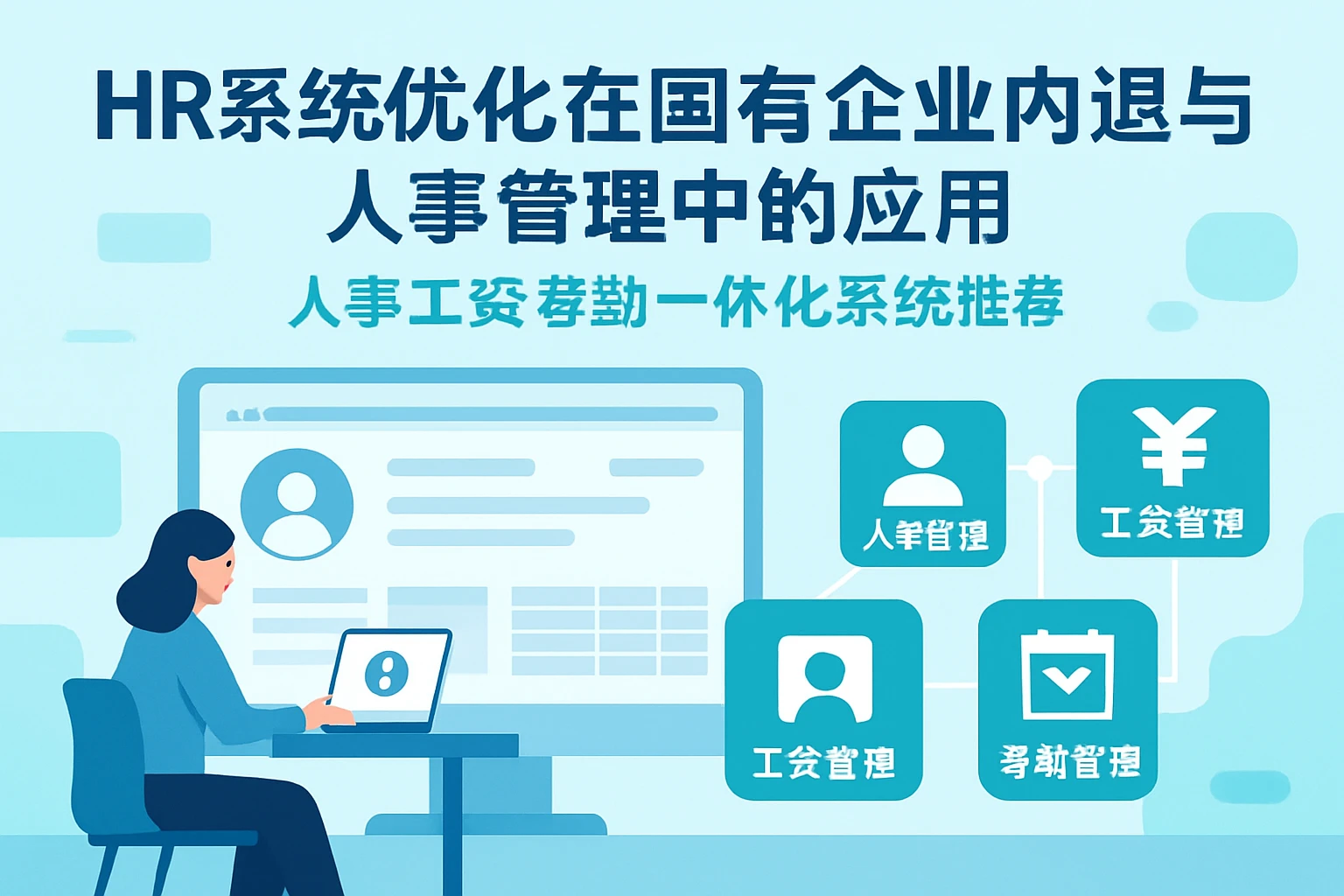 HR系统优化在国有企业内退与人事管理中的应用——人事工资考勤一体化系统推荐