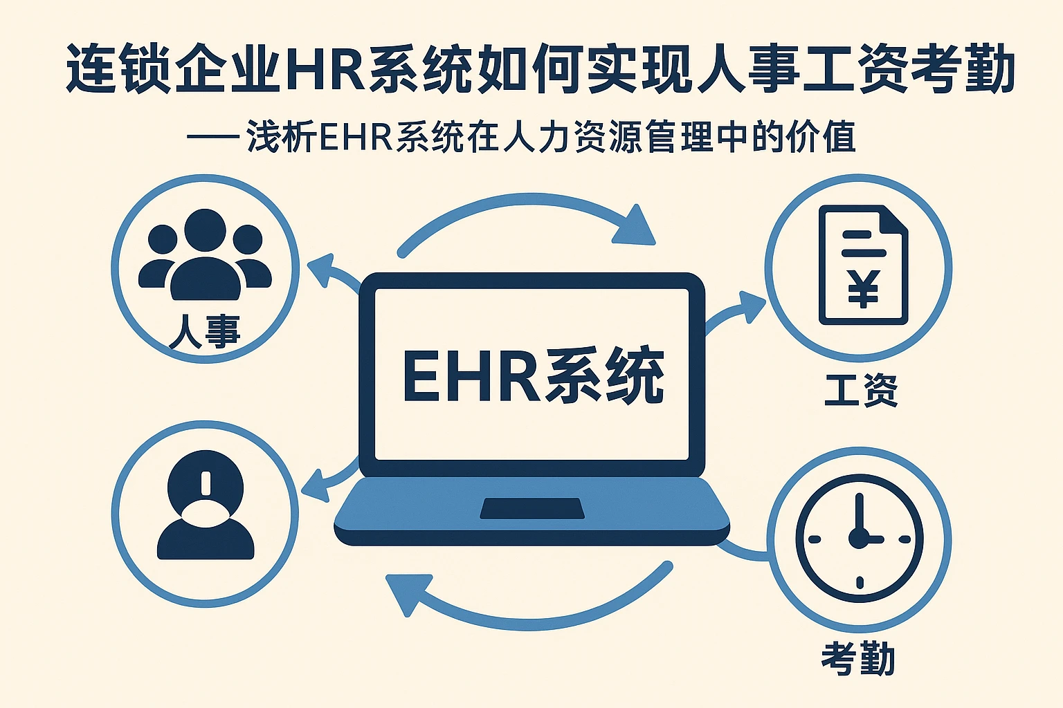 连锁企业HR系统如何实现人事工资考勤一体化——浅析EHR系统在人力资源管理中的价值
