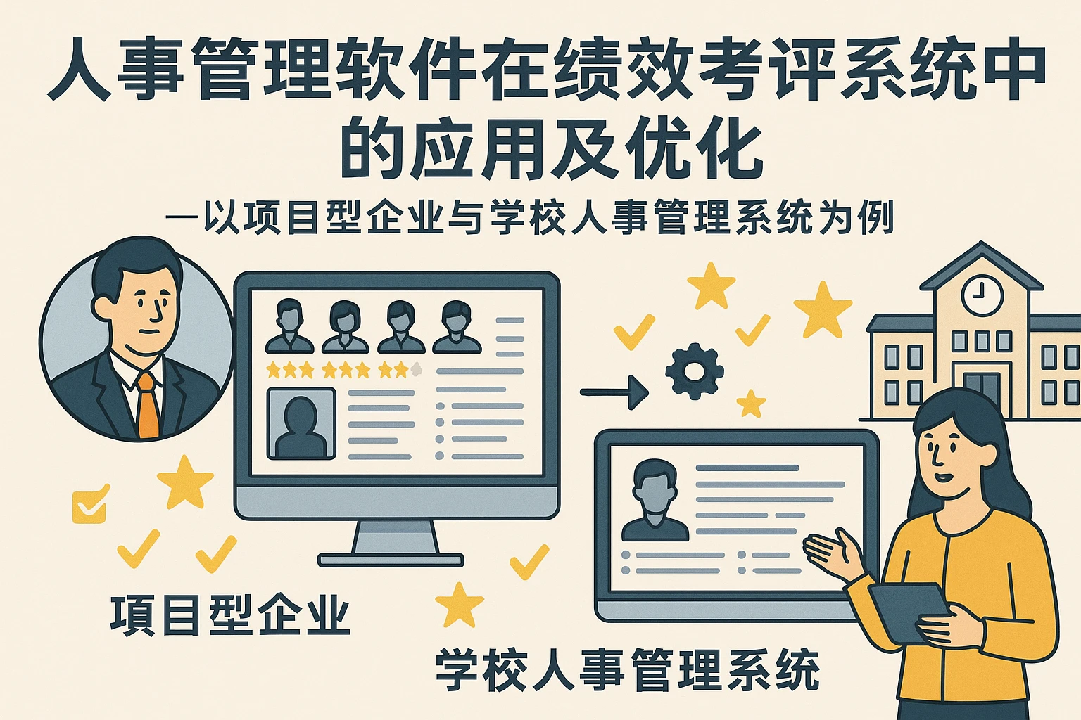 人事管理软件在绩效考评系统中的应用及优化——以项目型企业与学校人事管理系统为例