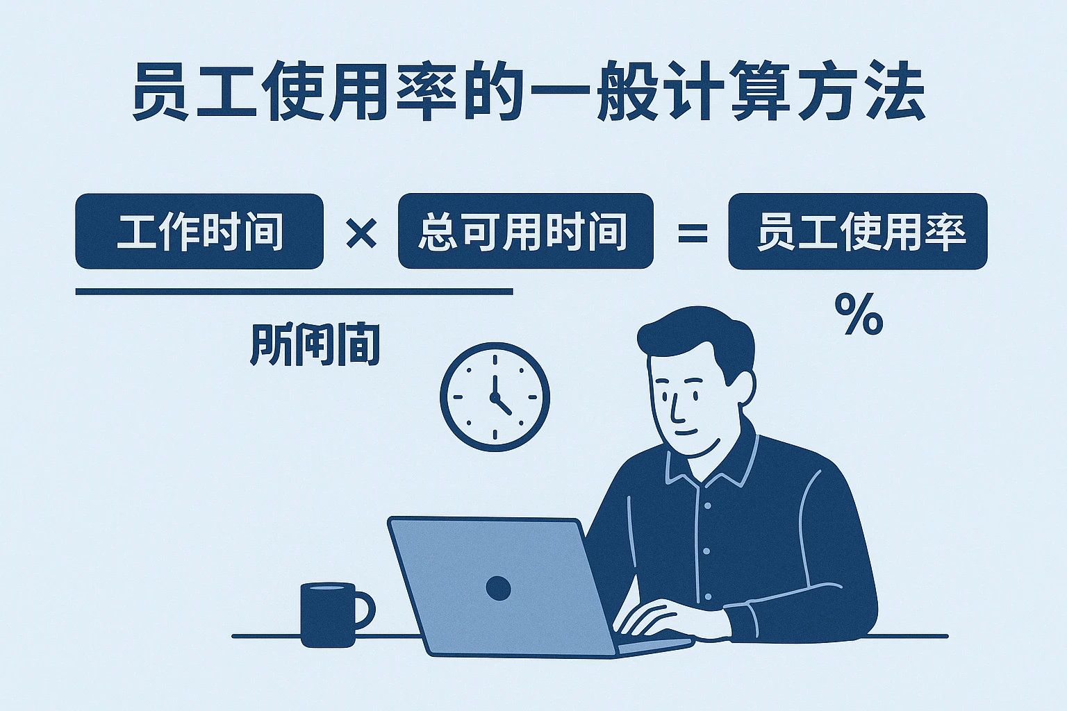 员工使用率的一般计算方法