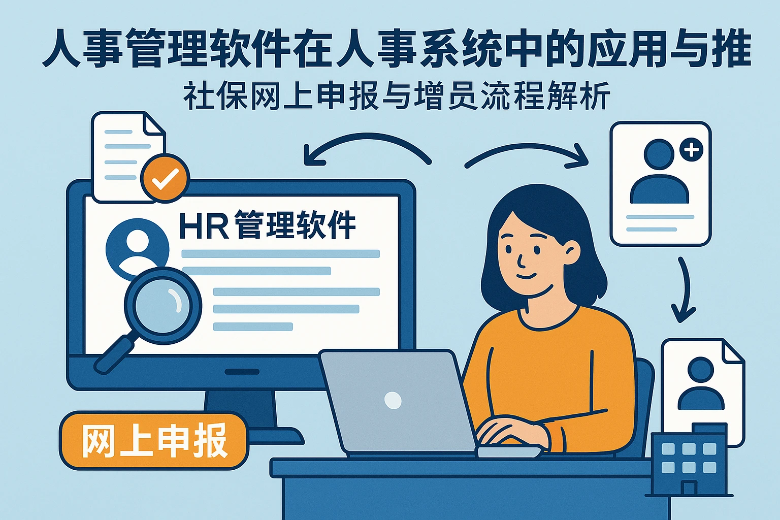 人事管理软件在人事系统中的应用与推荐——社保网上申报与增员流程解析