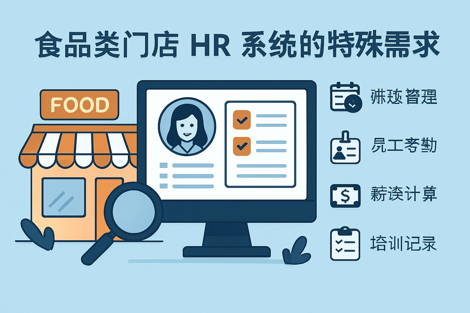 食品类门店HR系统的特殊需求