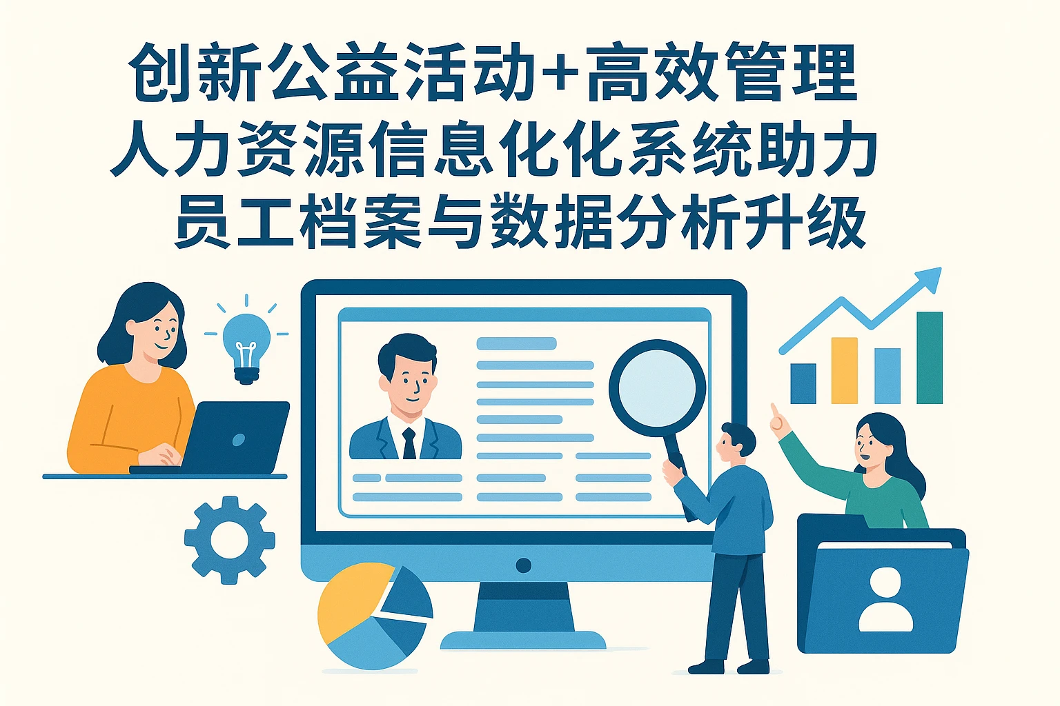 创新公益活动+高效管理：人力资源信息化系统助力员工档案与数据分析升级