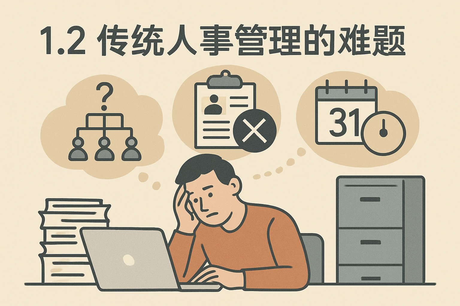 1.2 传统人事管理的难题