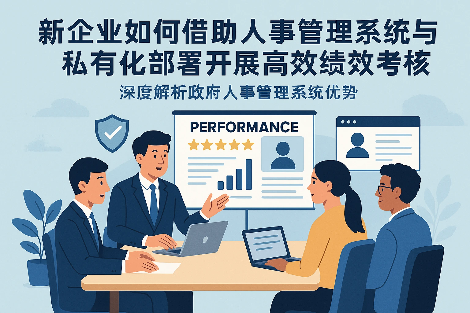 新企业如何借助人事管理系统与私有化部署开展高效绩效考核：深度解析政府人事管理系统优势