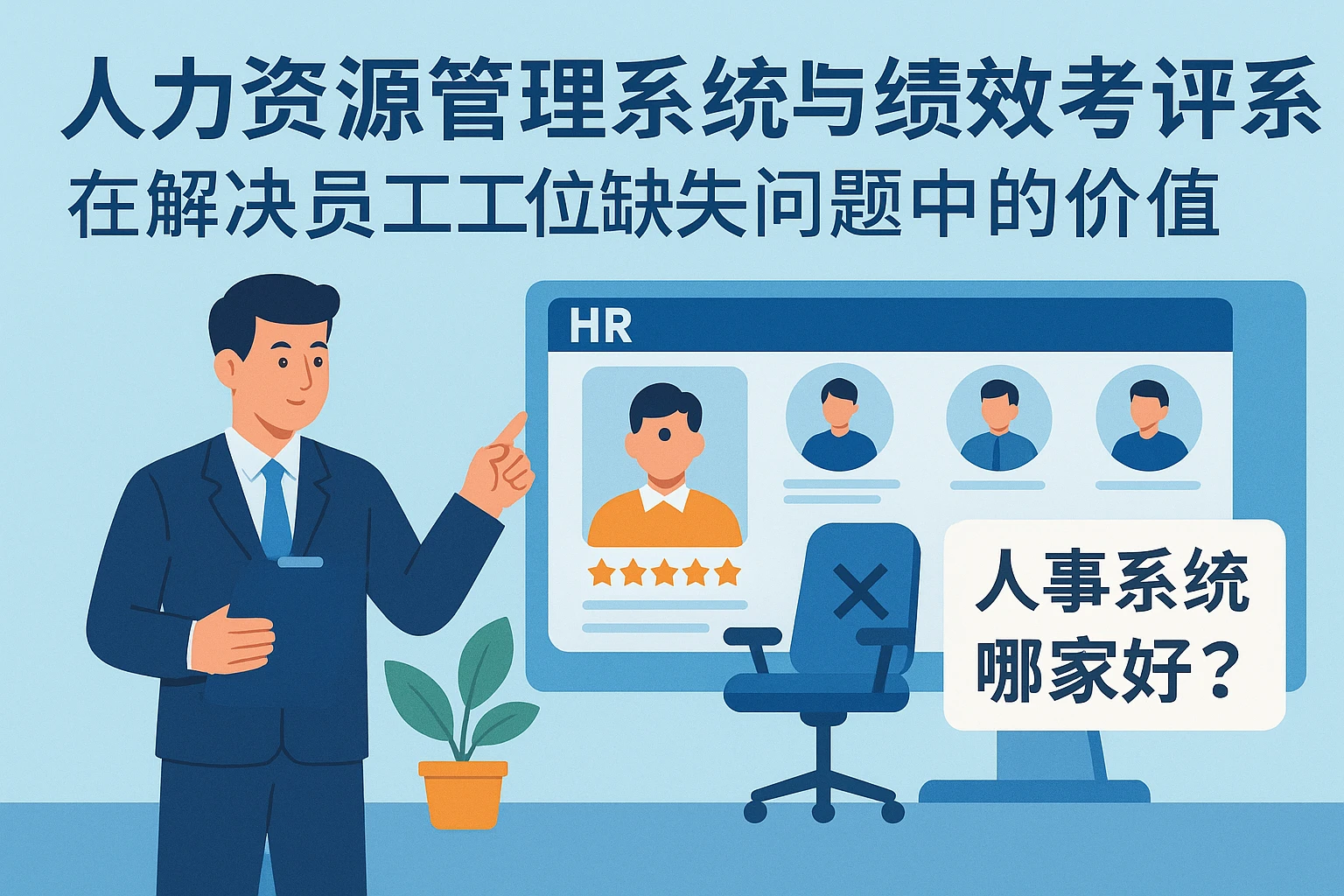 人力资源管理系统与绩效考评系统在解决员工工位缺失问题中的价值——人事系统哪家好？