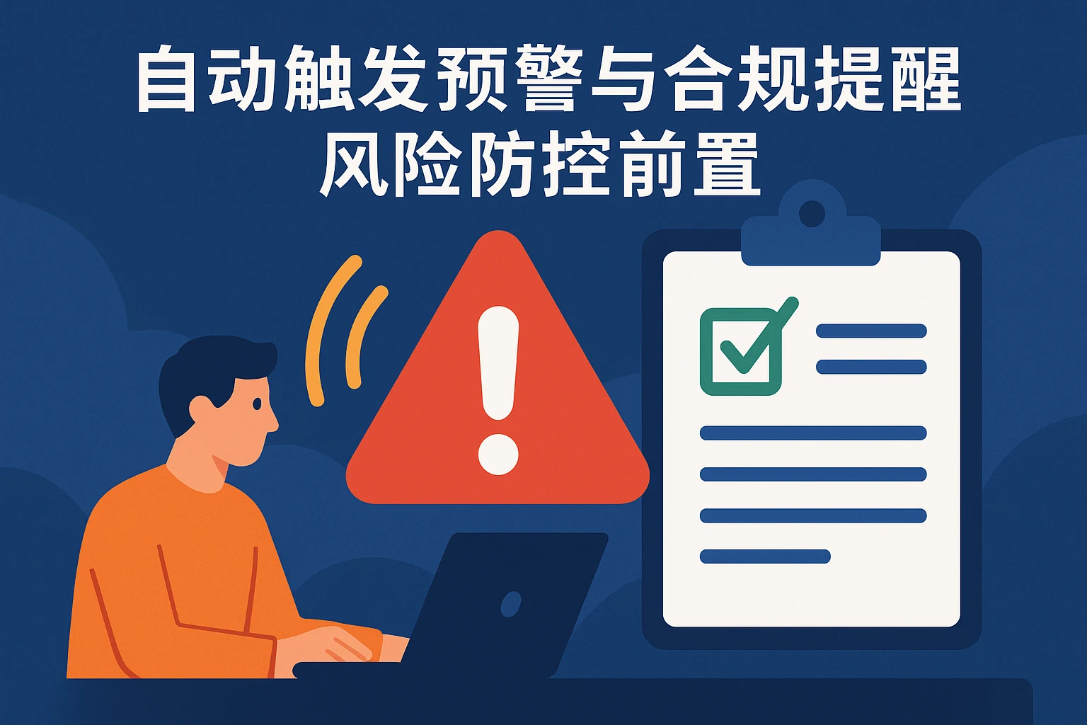 自动触发预警与合规提醒，风险防控前置
