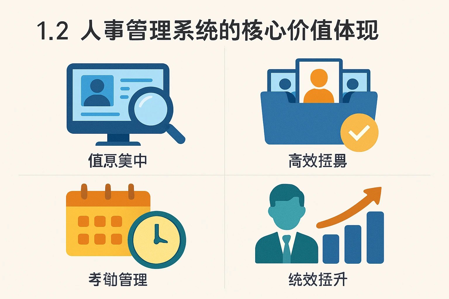 1.2 人事管理系统的核心价值体现