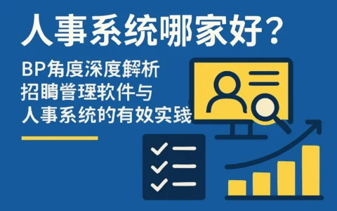 人事系统哪家好？BP角度深度解析招聘管理软件与人事系统的有效实践