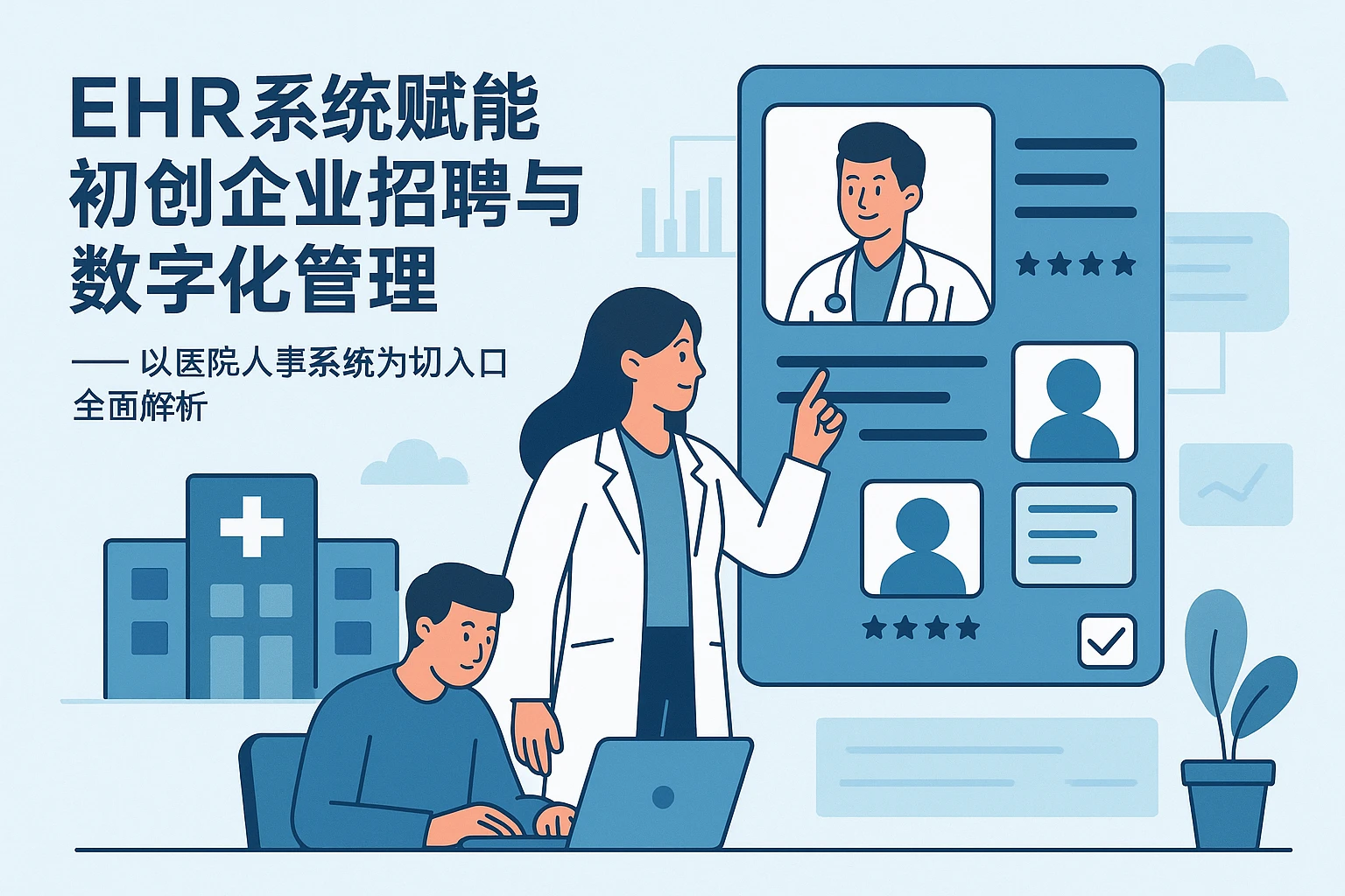 ehr系统赋能初创企业招聘与数字化管理 —— 以医院人事系统为切入口全面解析