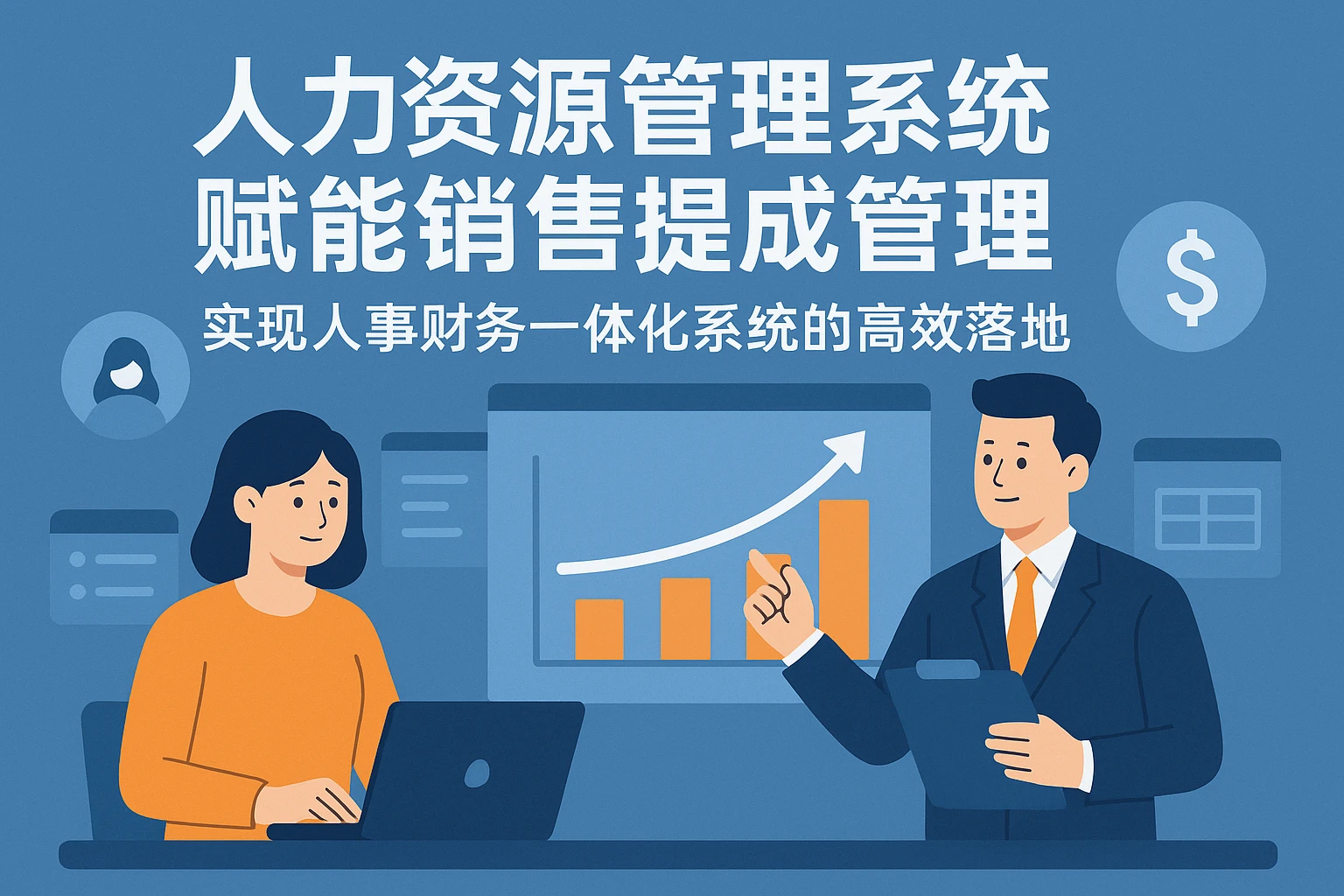 人力资源管理系统赋能销售提成管理：实现人事财务一体化系统的高效落地
