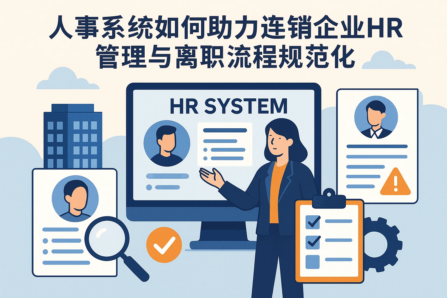 人事系统如何助力连锁企业HR管理与离职流程规范化