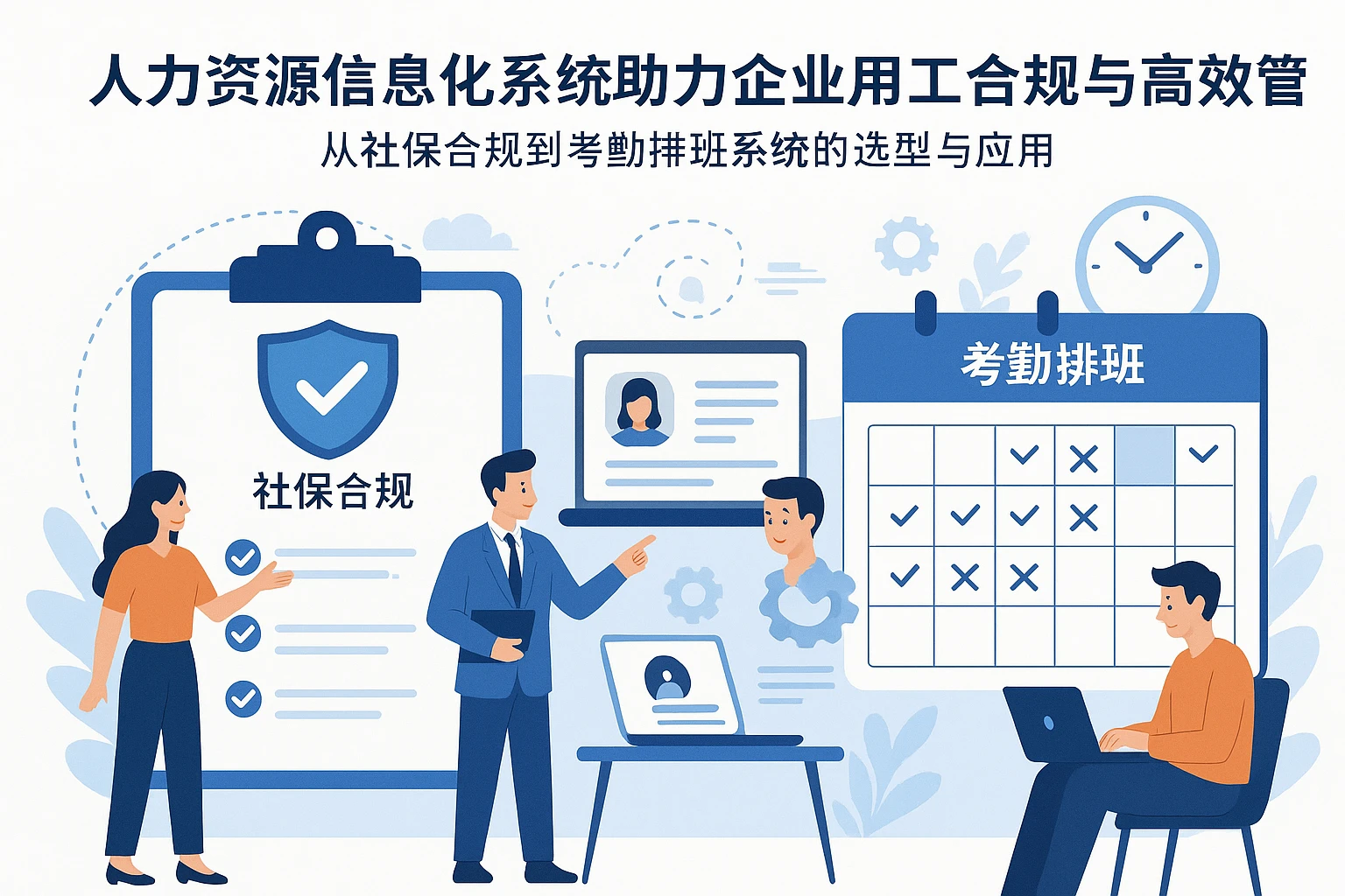 人力资源信息化系统助力企业用工合规与高效管理——从社保合规到考勤排班系统的选型与应用