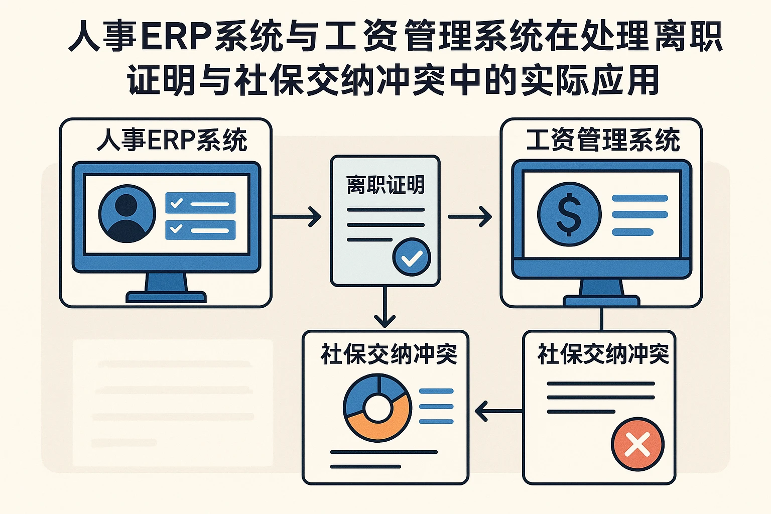 人事ERP系统与工资管理系统在处理离职证明与社保交纳冲突中的实际应用
