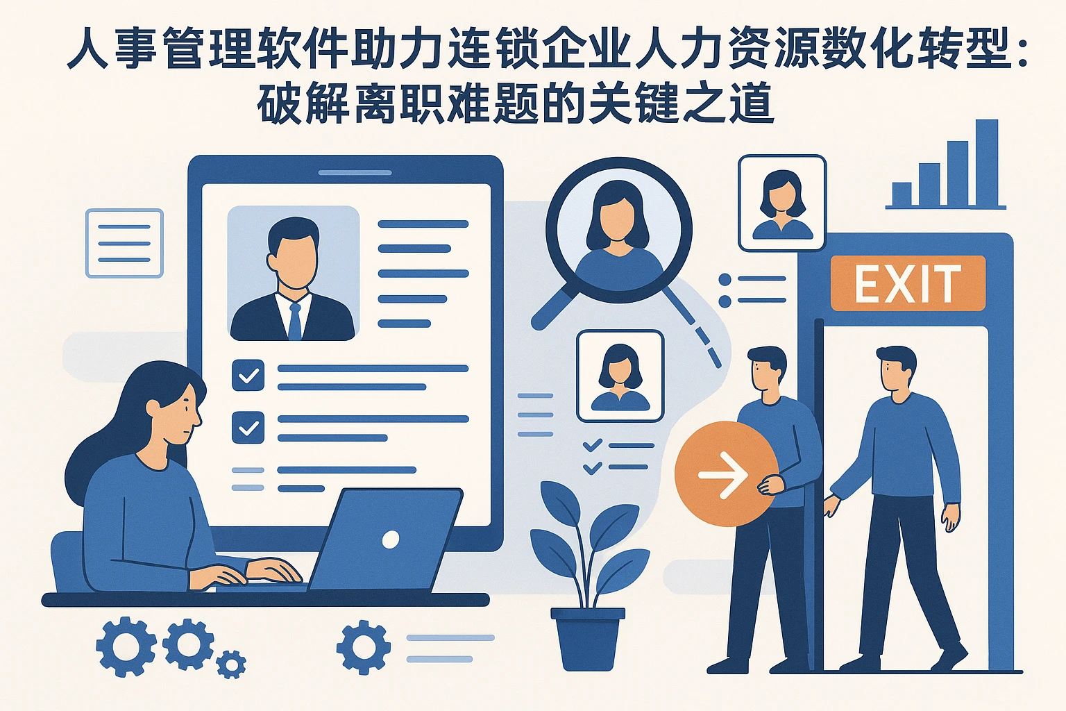 人事管理软件助力连锁企业人力资源数字化转型：破解离职难题的关键之道