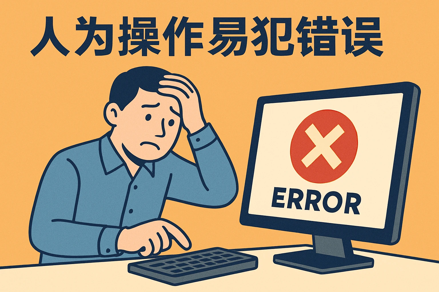 人为操作易犯错误