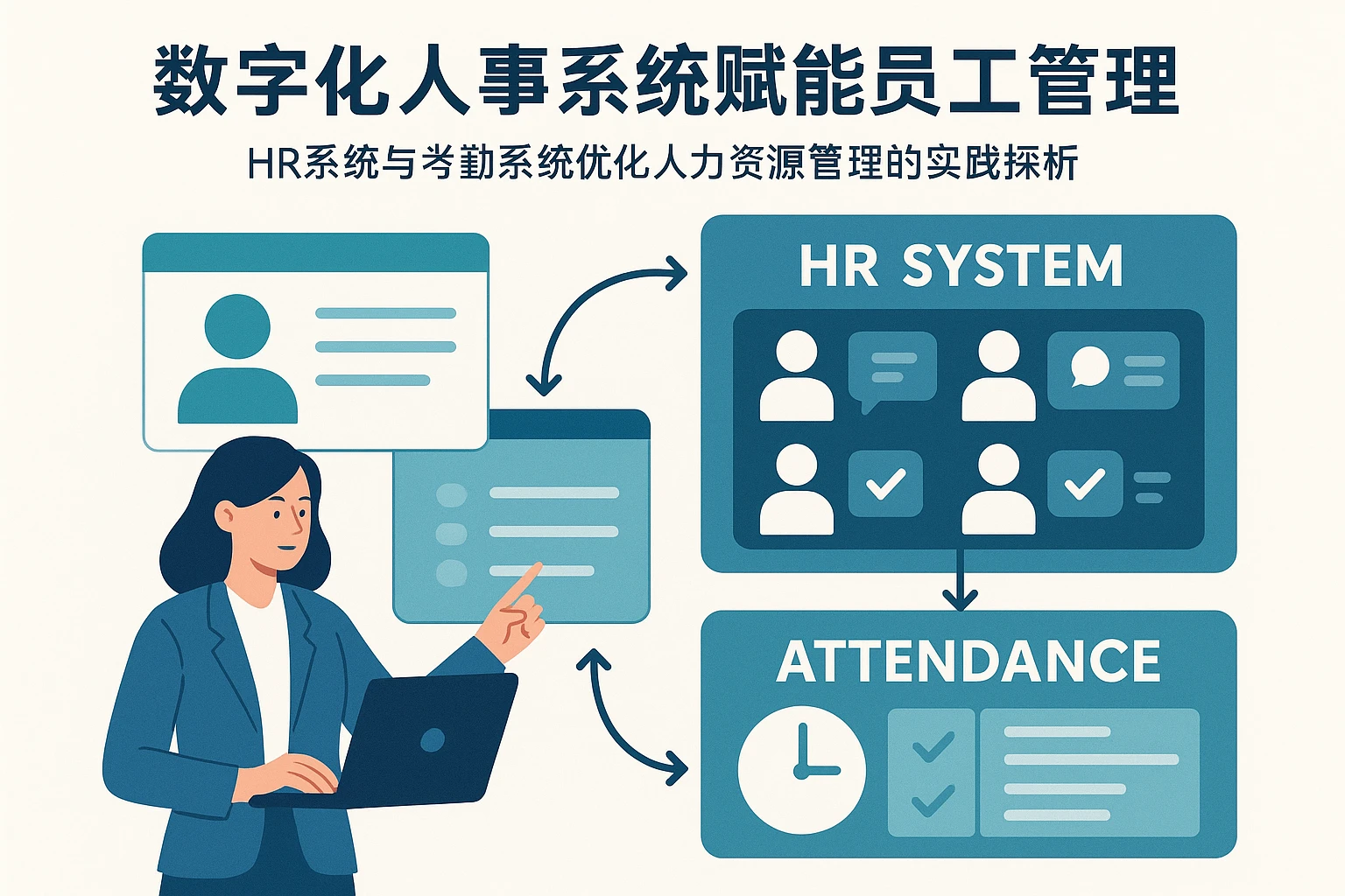 数字化人事系统赋能员工管理——HR系统与考勤系统优化人力资源管理的实践探析