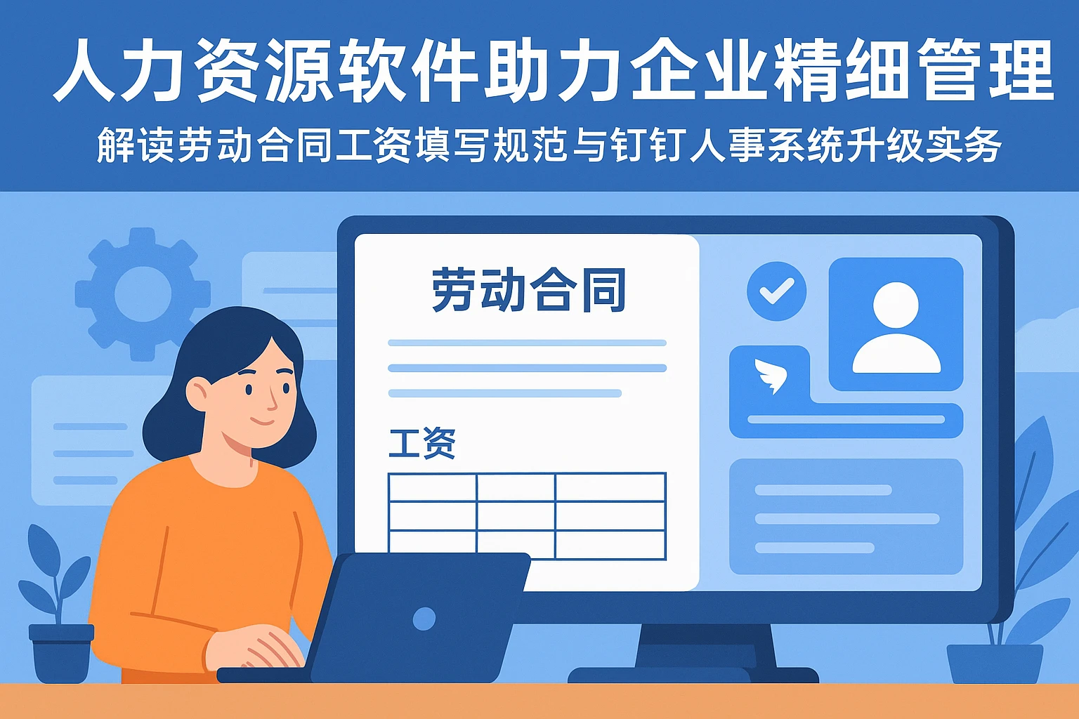 人力资源软件助力企业精细管理——解读劳动合同工资填写规范与钉钉人事系统升级实务