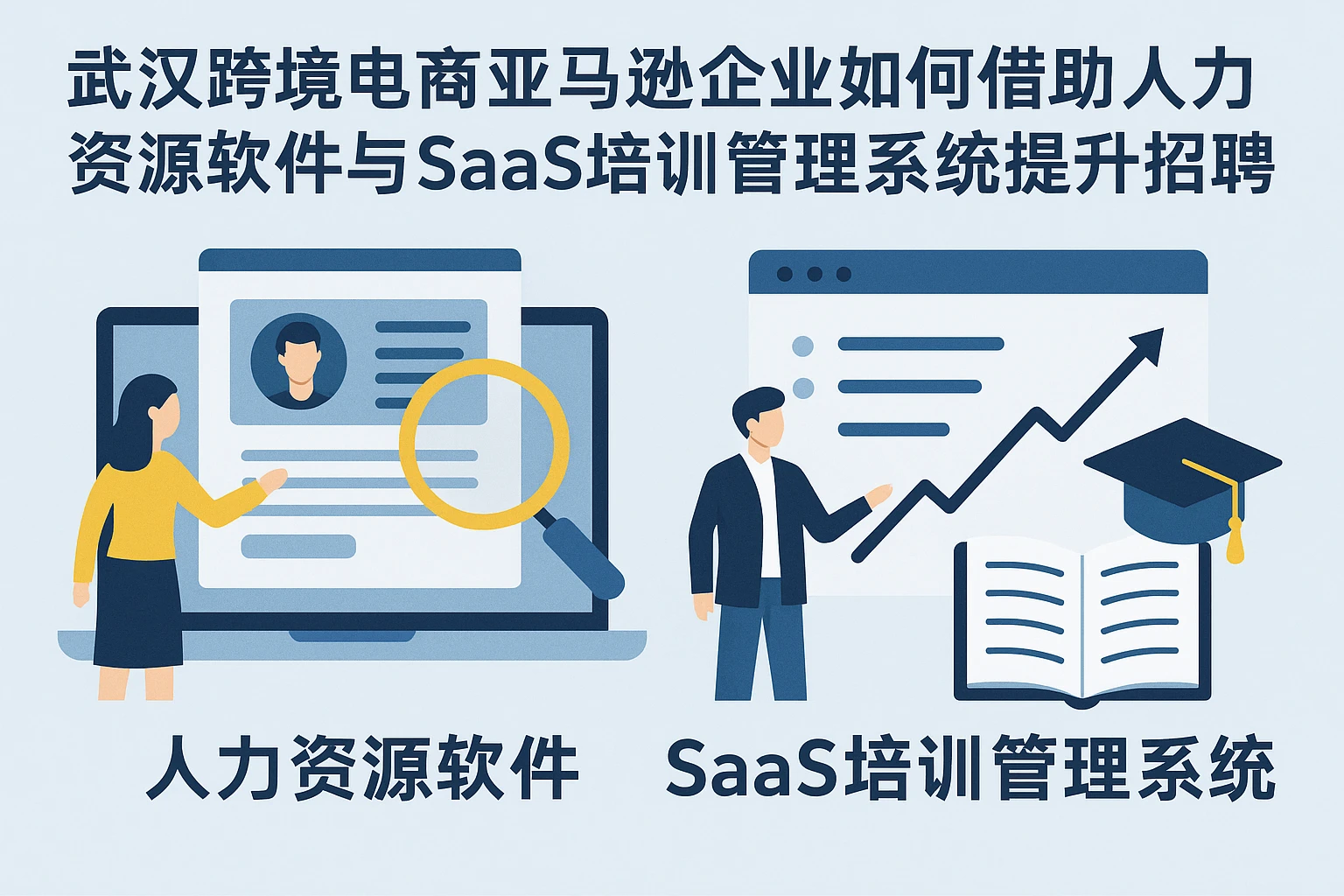 武汉跨境电商亚马逊企业如何借助人力资源软件与SaaS培训管理系统提升招聘效能