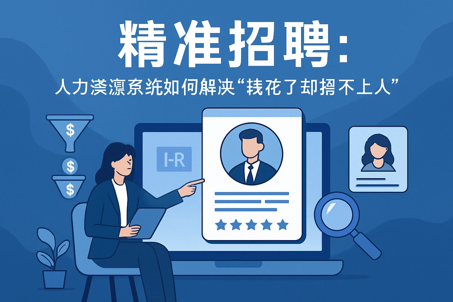 精准招聘：人力资源系统如何解决“钱花了却招不上人”