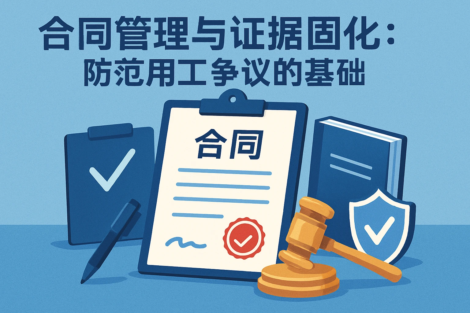 合同管理与证据固化：防范用工争议的基础