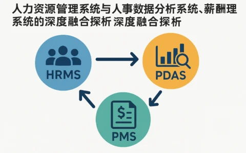 人力资源管理系统与人事数据分析系统、薪酬管理系统的深度融合探析