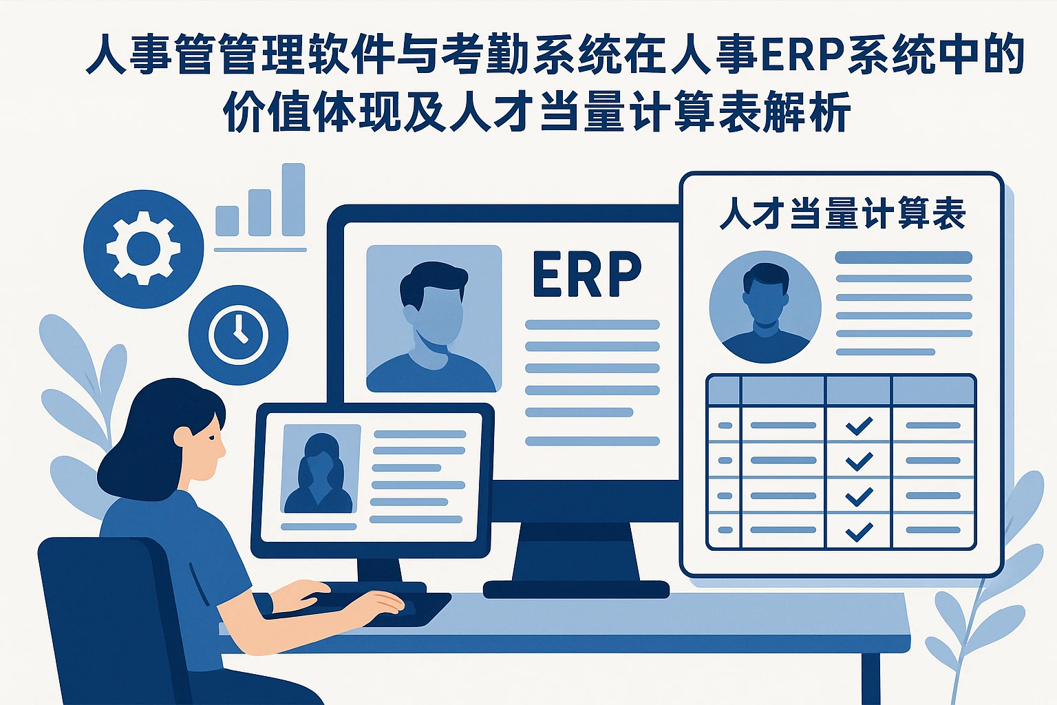 人事管理软件与考勤系统在人事ERP系统中的价值体现及人才当量计算表解析