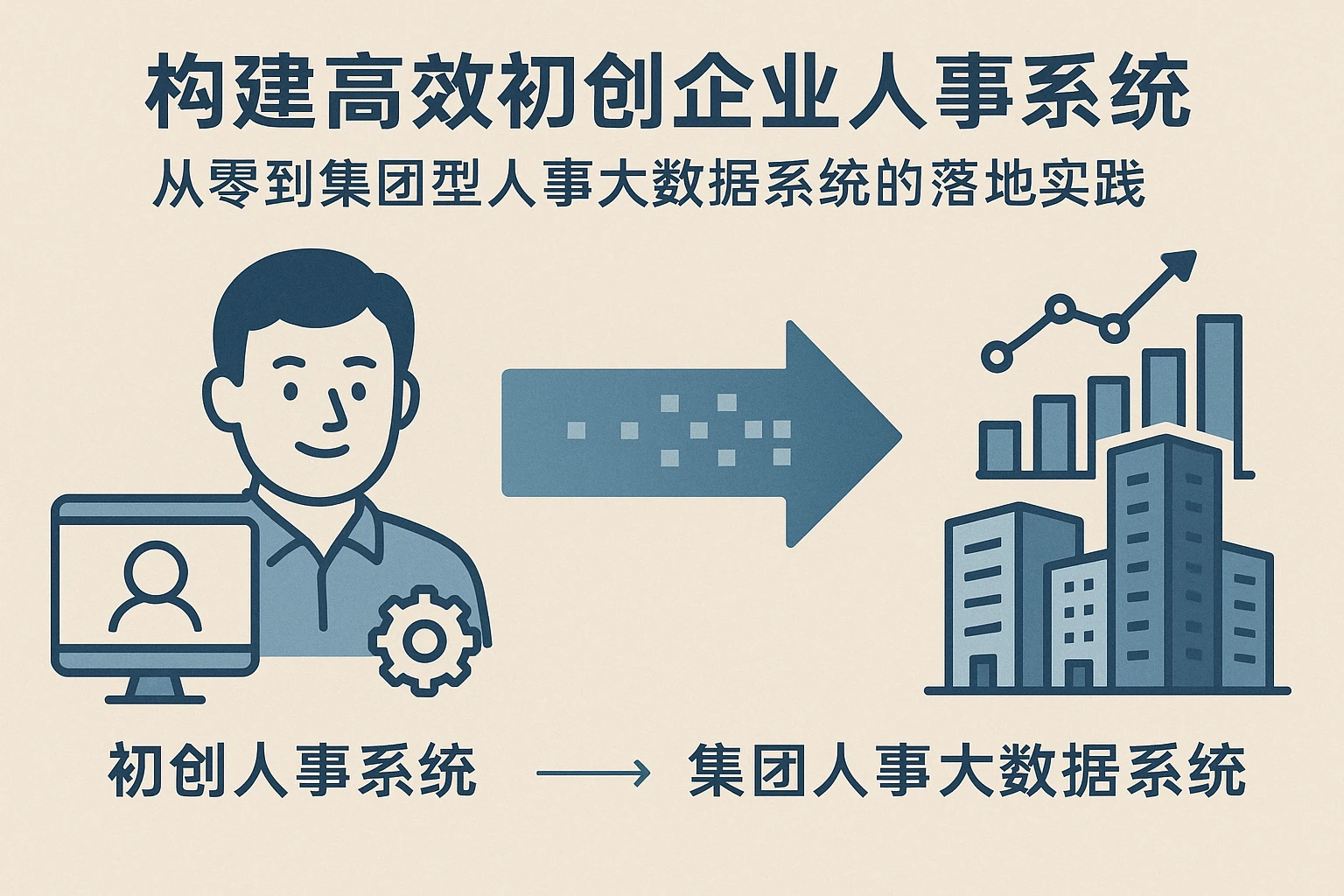 构建高效初创企业人事系统：从零到集团型人事大数据系统的落地实践