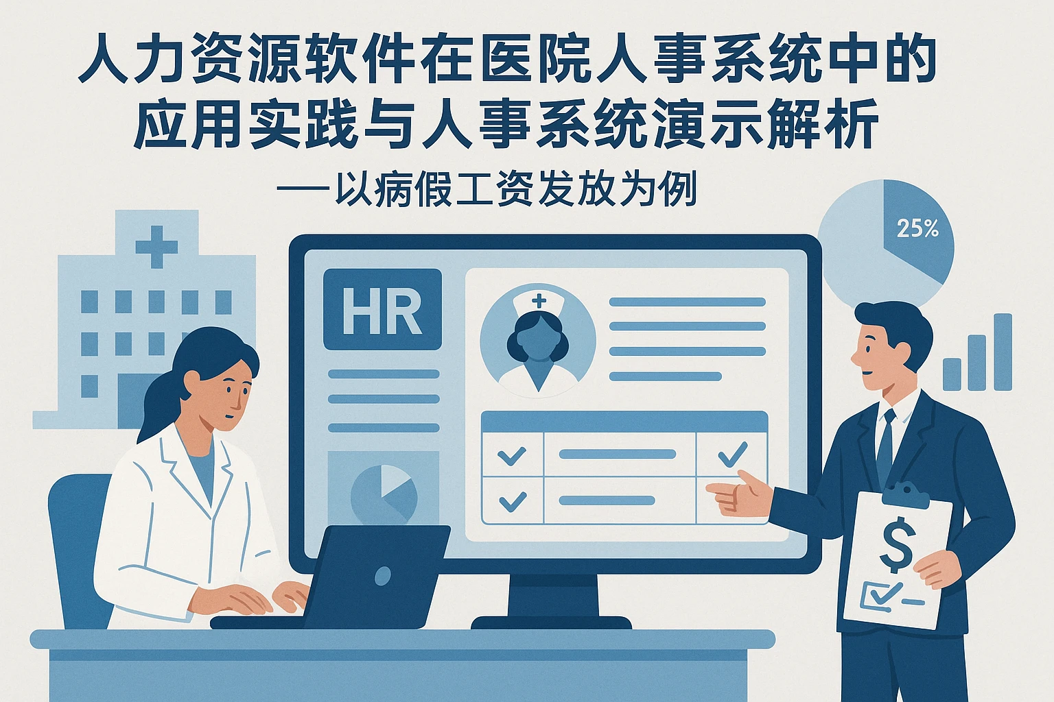 人力资源软件在医院人事系统中的应用实践与人事系统演示解析 ——以病假工资发放为例