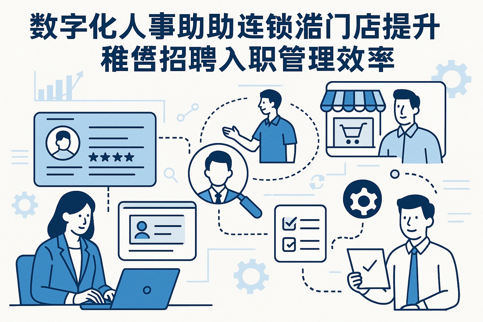 数字化人事系统助力连锁门店提升销售招聘与入职管理效率