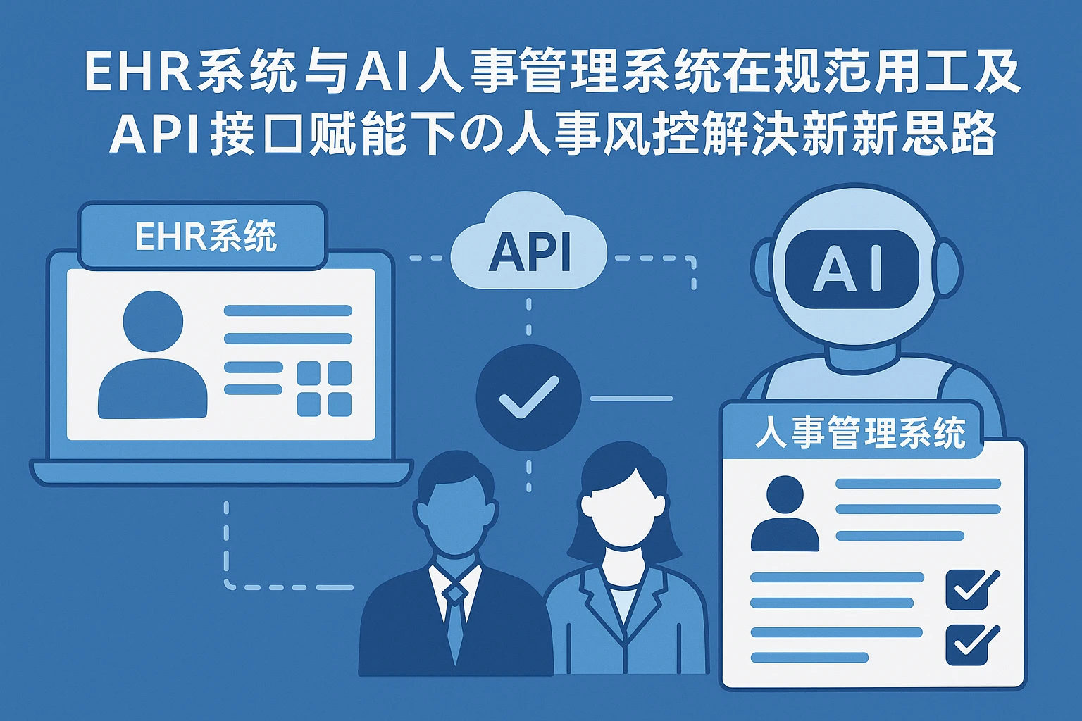 EHR系统与AI人事管理系统在规范用工及API接口赋能下的人事风控解决新思路
