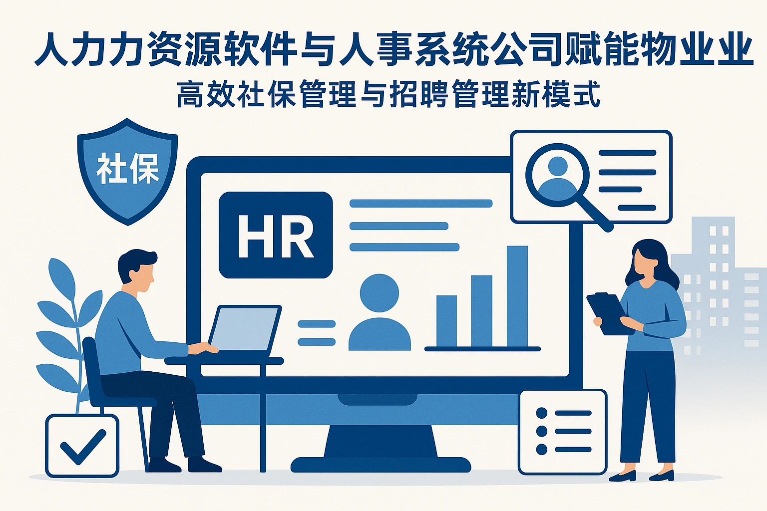 人力资源软件与人事系统公司赋能物业企业：高效社保管理与招聘管理新模式