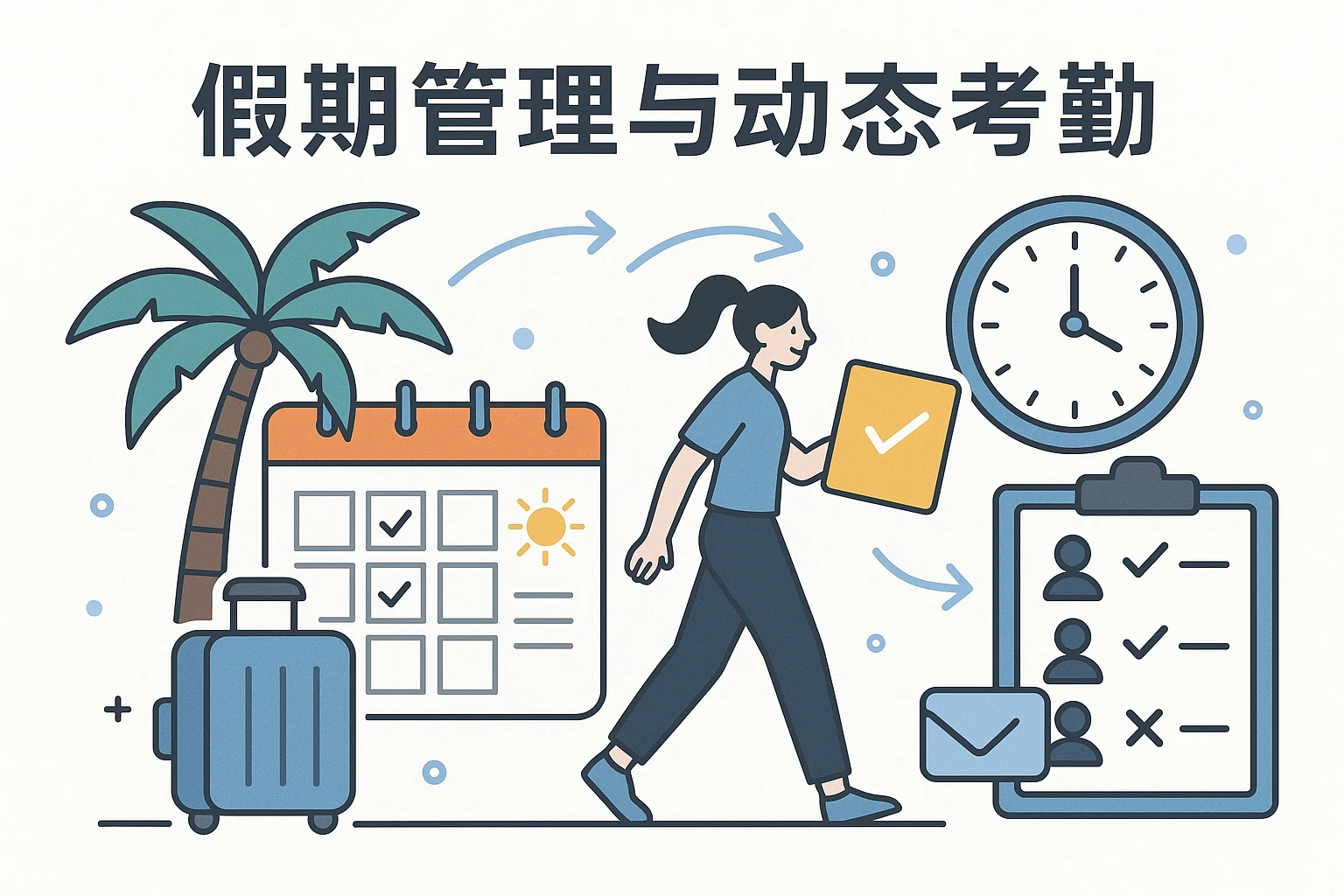 假期管理与动态考勤