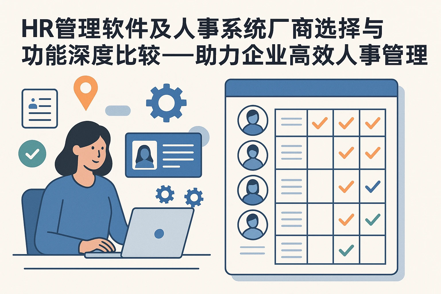 HR管理软件及人事系统厂商选择与功能深度比较——助力企业高效人事管理