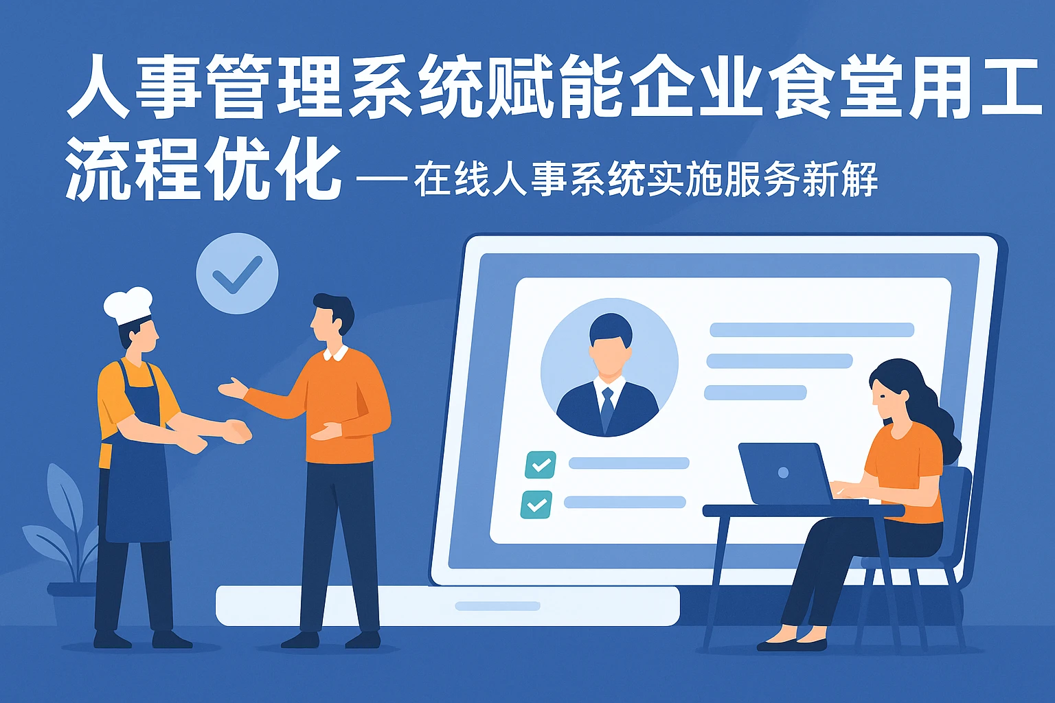 人事管理系统赋能企业食堂用工流程优化——在线人事系统实施服务新解