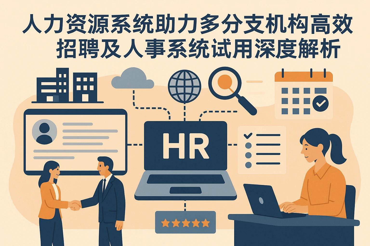 人力资源系统助力多分支机构高效招聘及人事系统试用深度解析