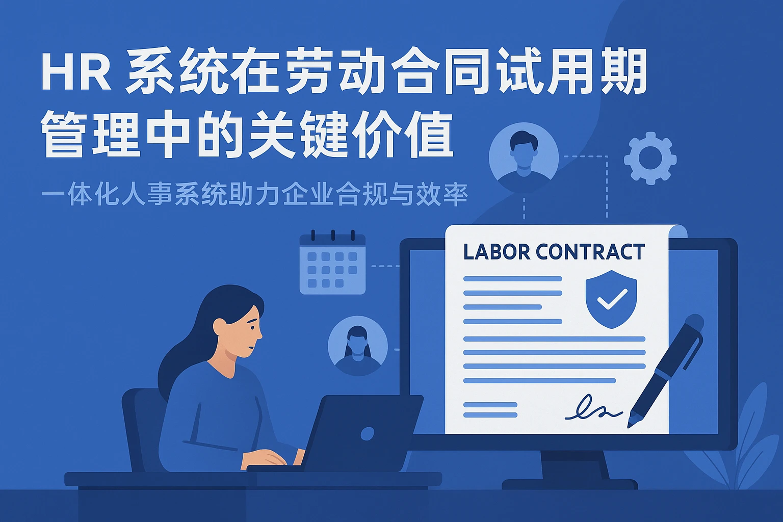 HR系统在劳动合同试用期管理中的关键价值 —— 一体化人事系统助力企业合规与效率