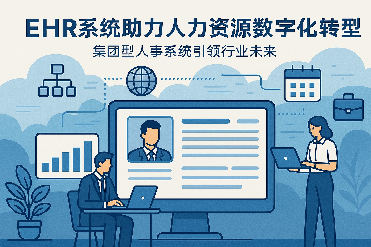 EHR系统助力人力资源数字化转型，集团型人事系统引领行业未来